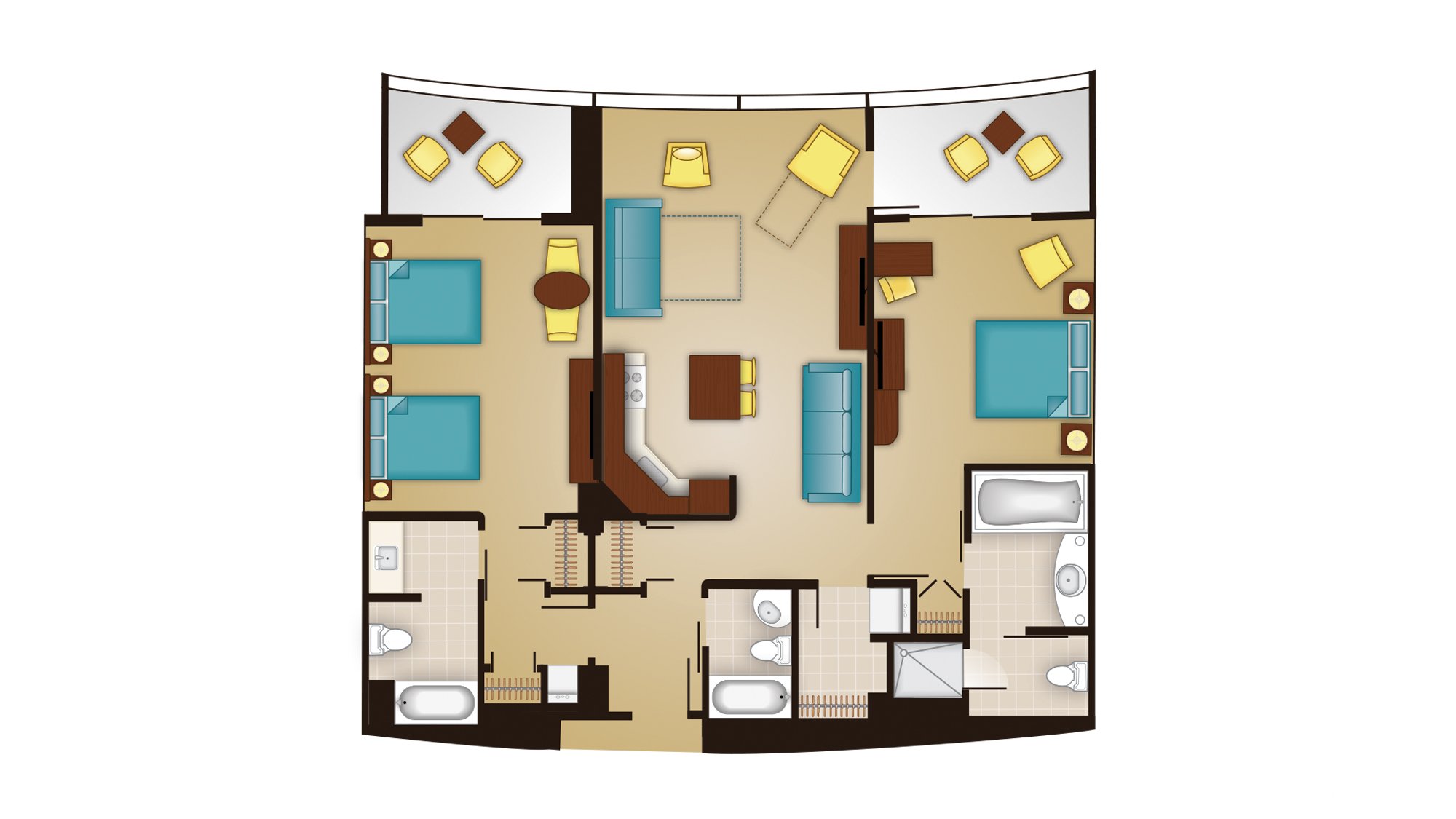 dvcfloorplanblt2bdrm.jpg The DIS Disney Discussion