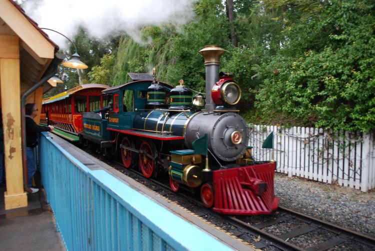 E.P. Ripley entering Mickey's Toontown Station