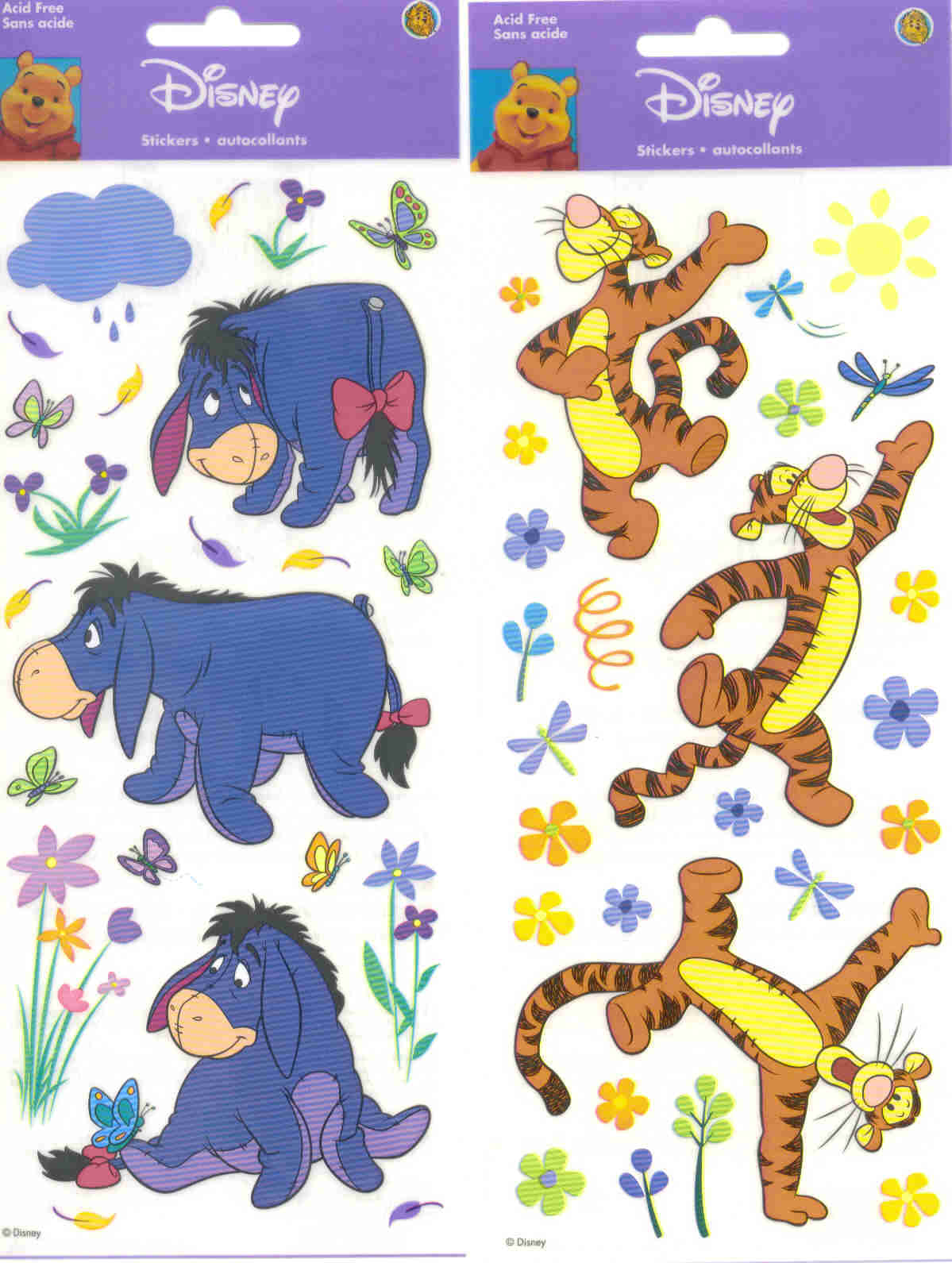 Eeyore and Tigger