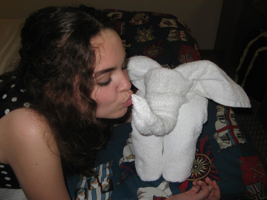 Elephant towel love!