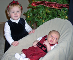 Emma and Matthew Xmas 2005