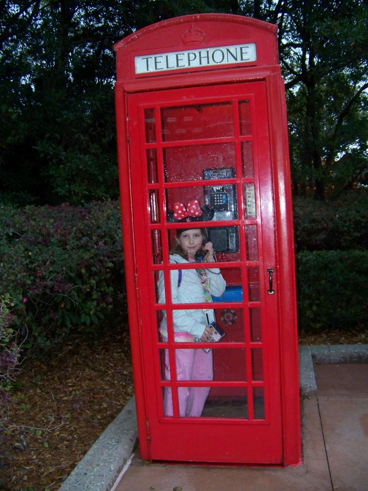Emma chatting it up in the UK