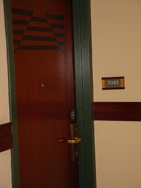 Entrance to our room