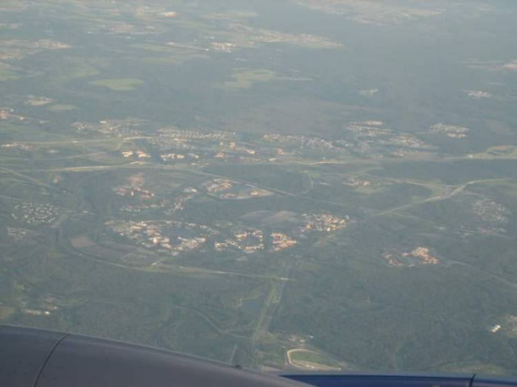 Epcot and HS from Plane