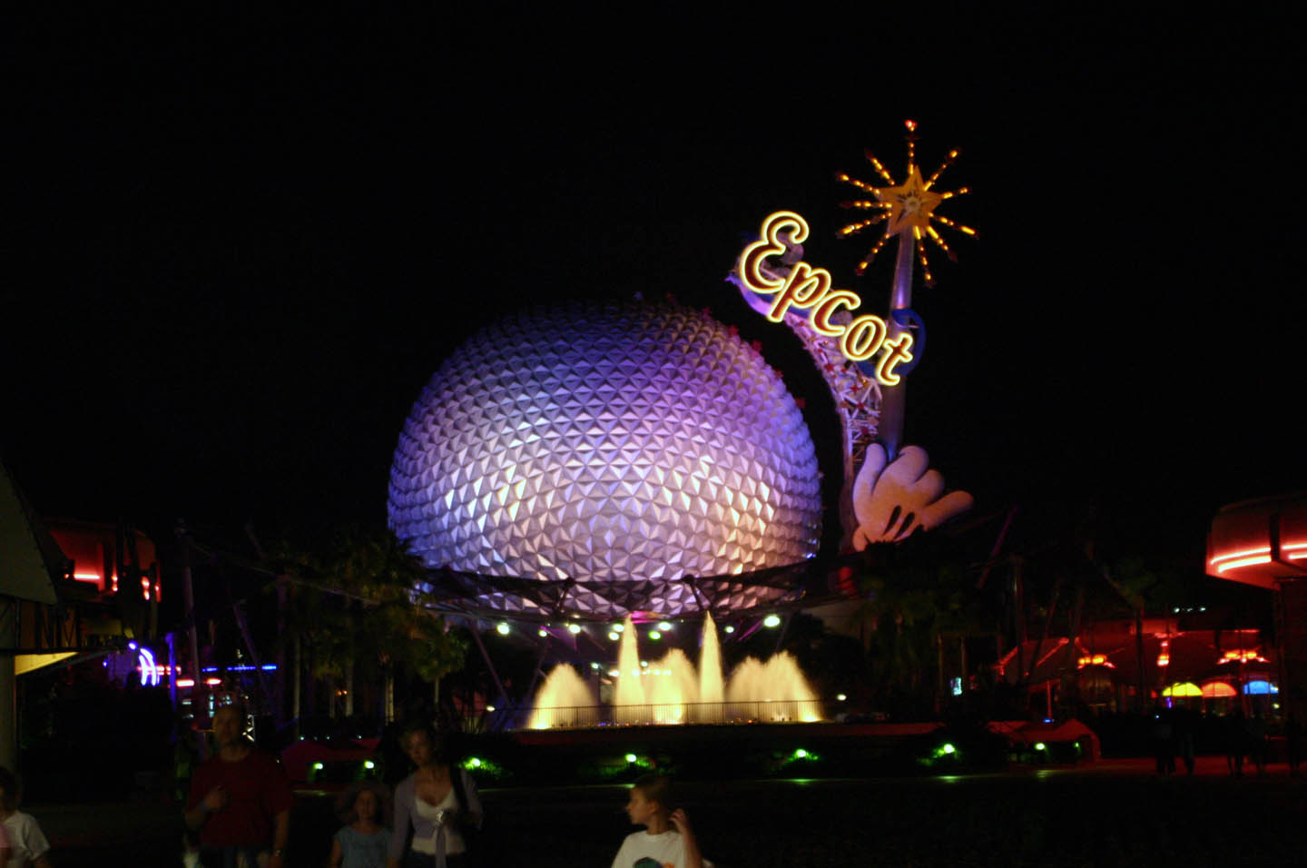EPCOT at night