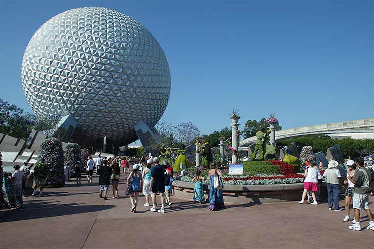 Epcot F&G entrance