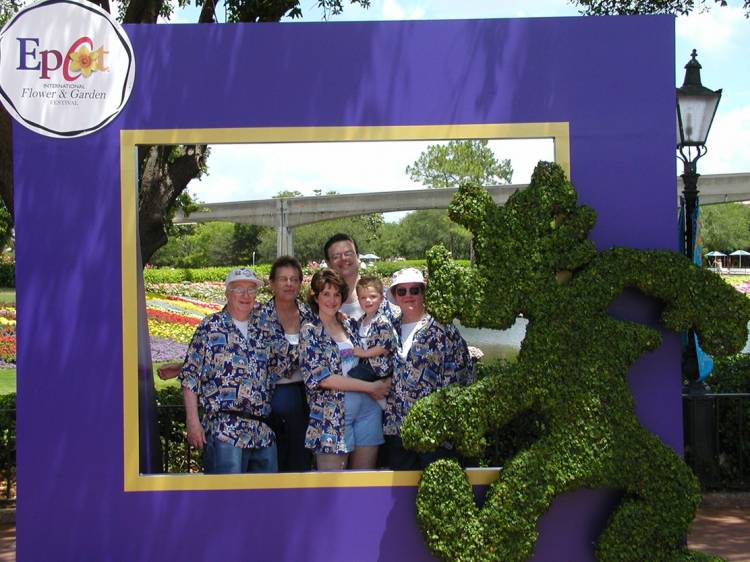 Epcot Family Portrait