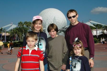 epcot family shot