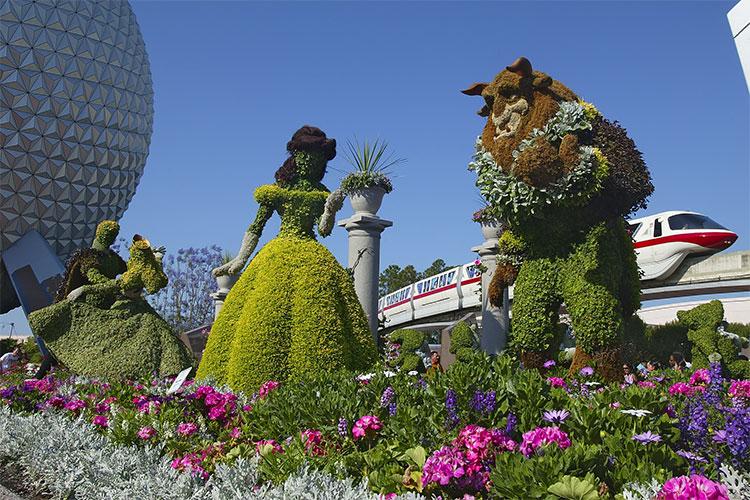 Epcot Flower & Garden 2009 topiaries