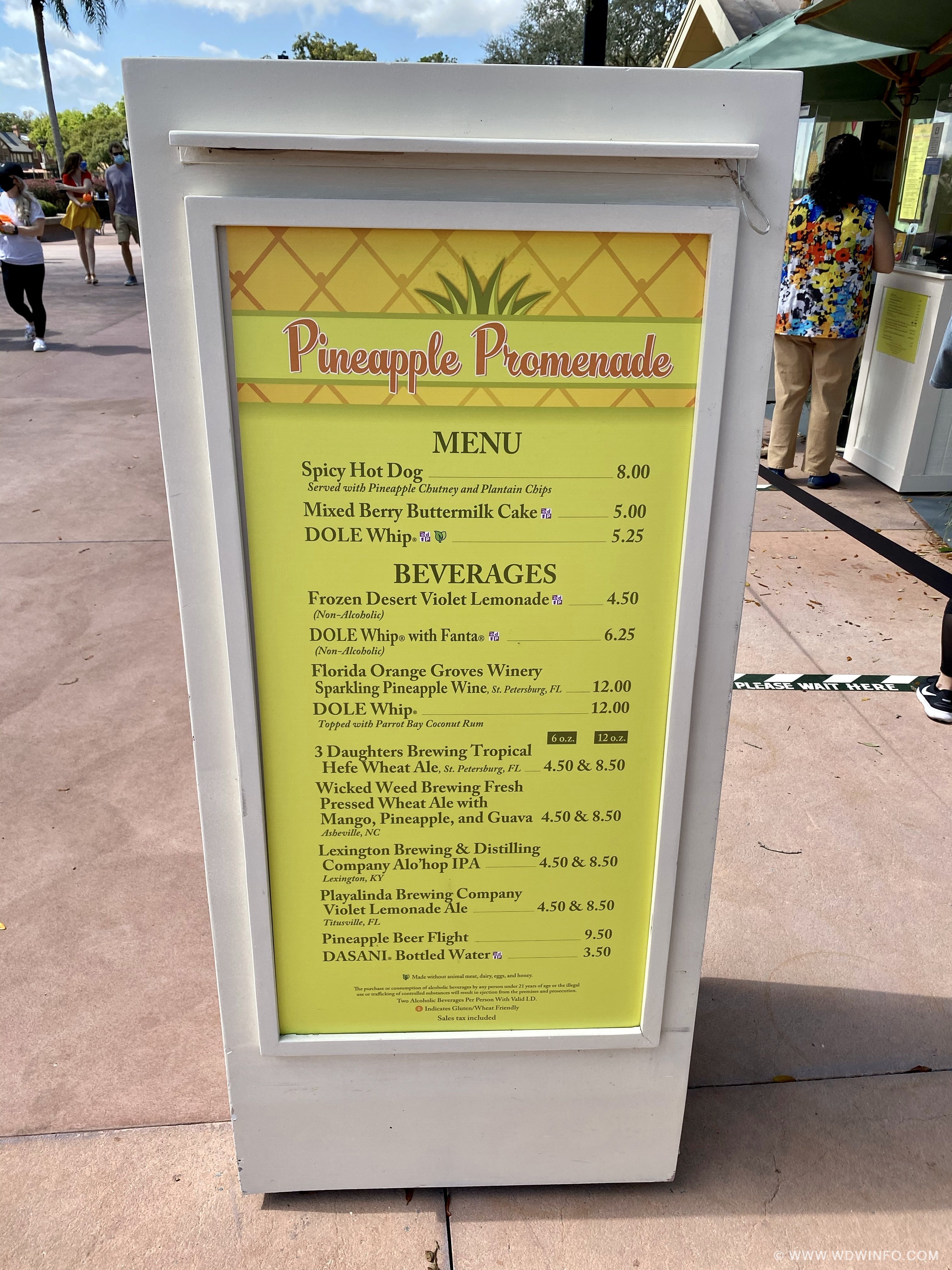 Epcot Flower And Garden Menu Image to u