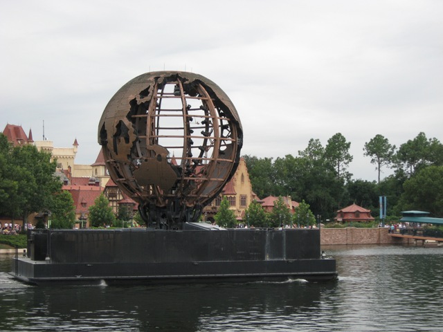 Epcot - Globe Barge