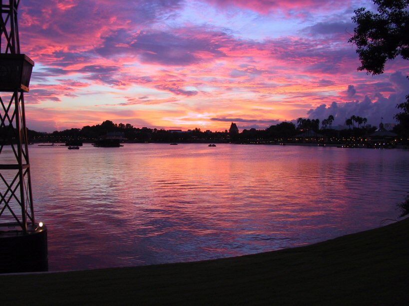 Epcot sunset