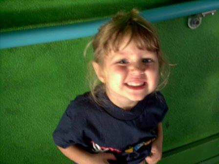 Excited about the Winnie the pooh ride