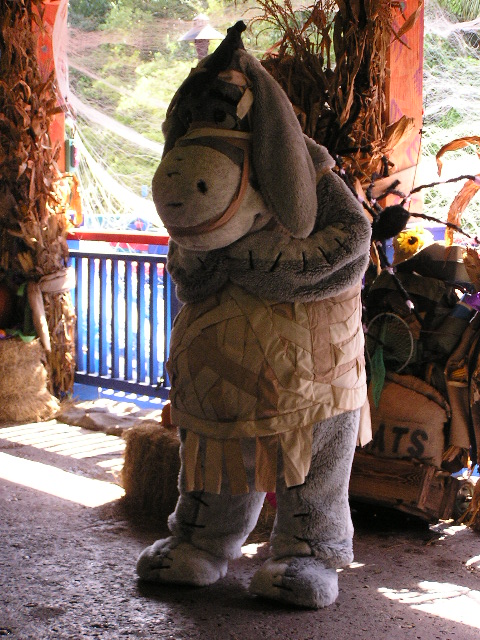 Eyeore at Halloween
