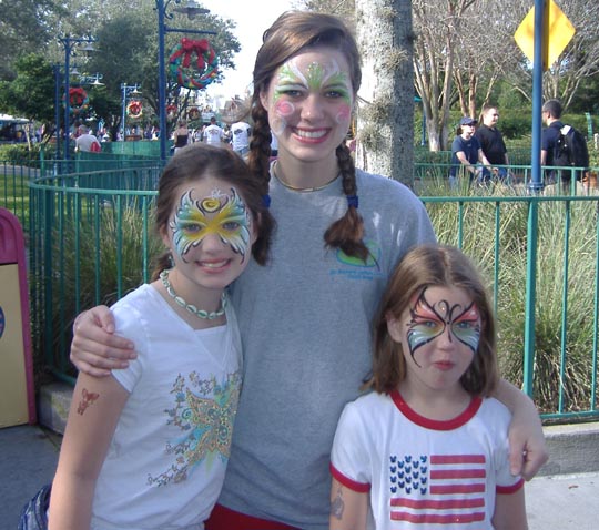 Face Painting in Toontown 12-06