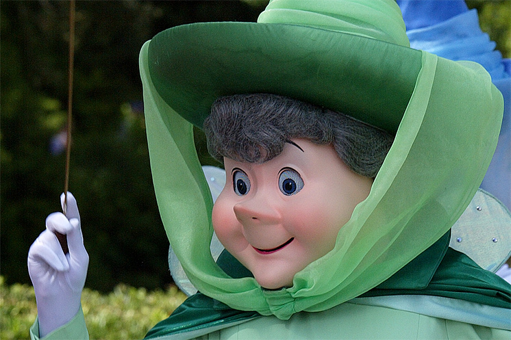 Fairy Godmother in parade