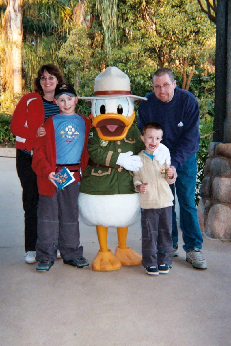 family and Donald at AK