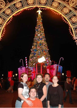 Family at Epcot 2006