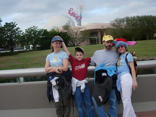 family at epcot