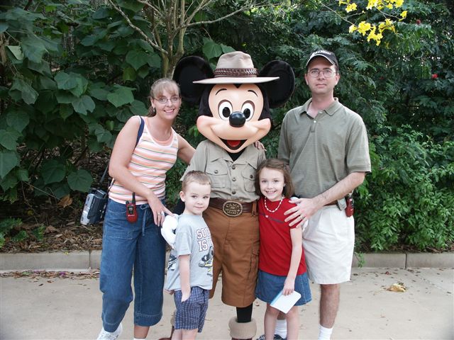 Family Mickey Picture at Animal Kingdom in 2004