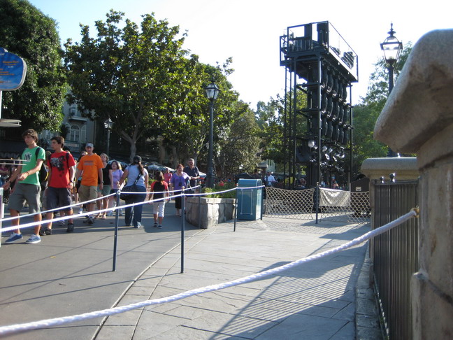 Fantasmic area before the show