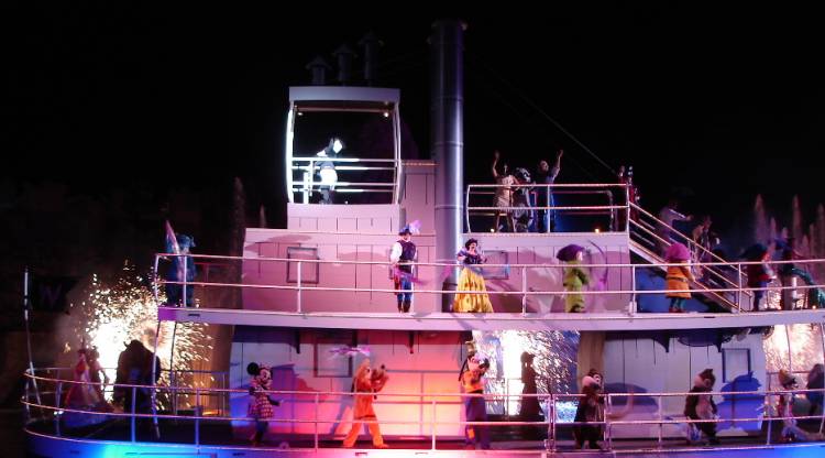 Fantasmic Character Boat