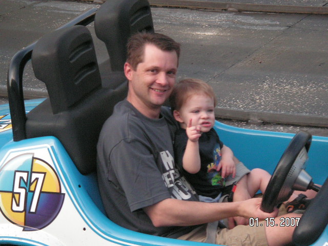 Father and Son go Racing