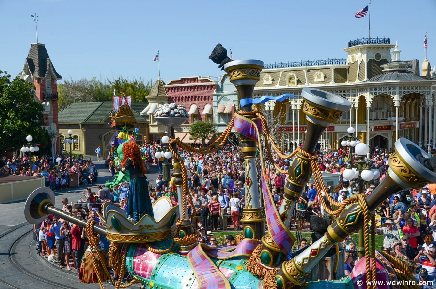 Disney Festival of Fantasy Parade Magic Kingdom Walt Disney World