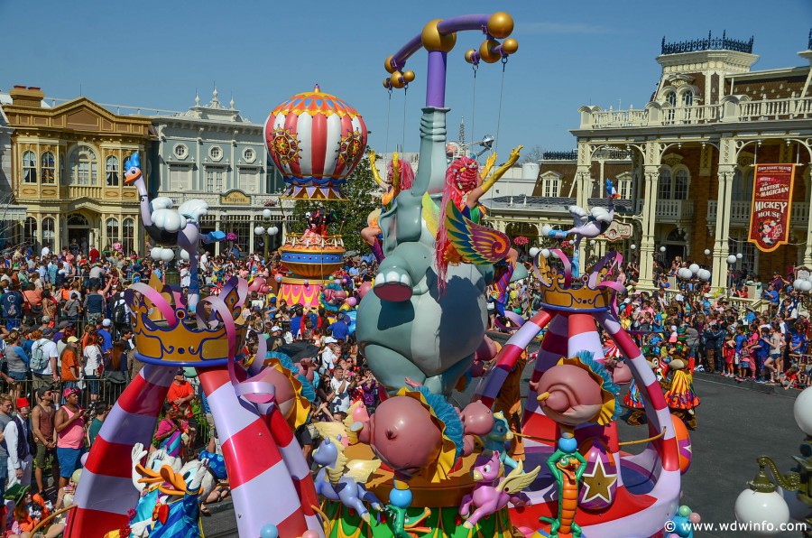 Disney Festival of Fantasy Parade Magic Kingdom Walt Disney World