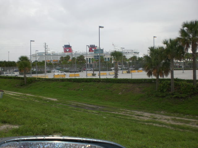First Glimpse of the Ship