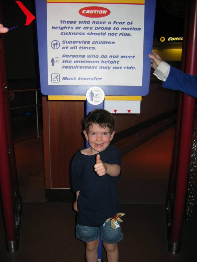 First time on Soarin'