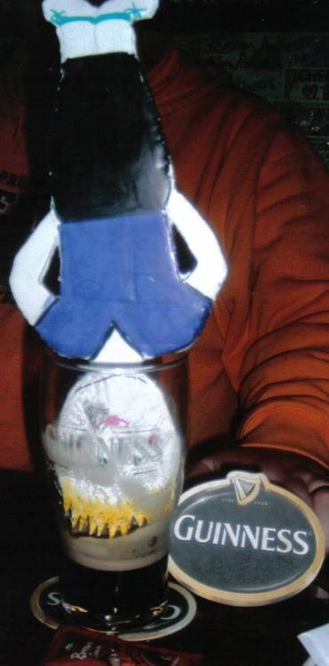 Flat Lynn in Guinness!
