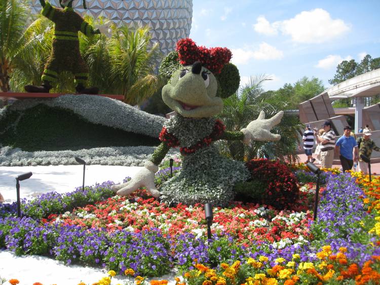 Flower and Garden Entrance display