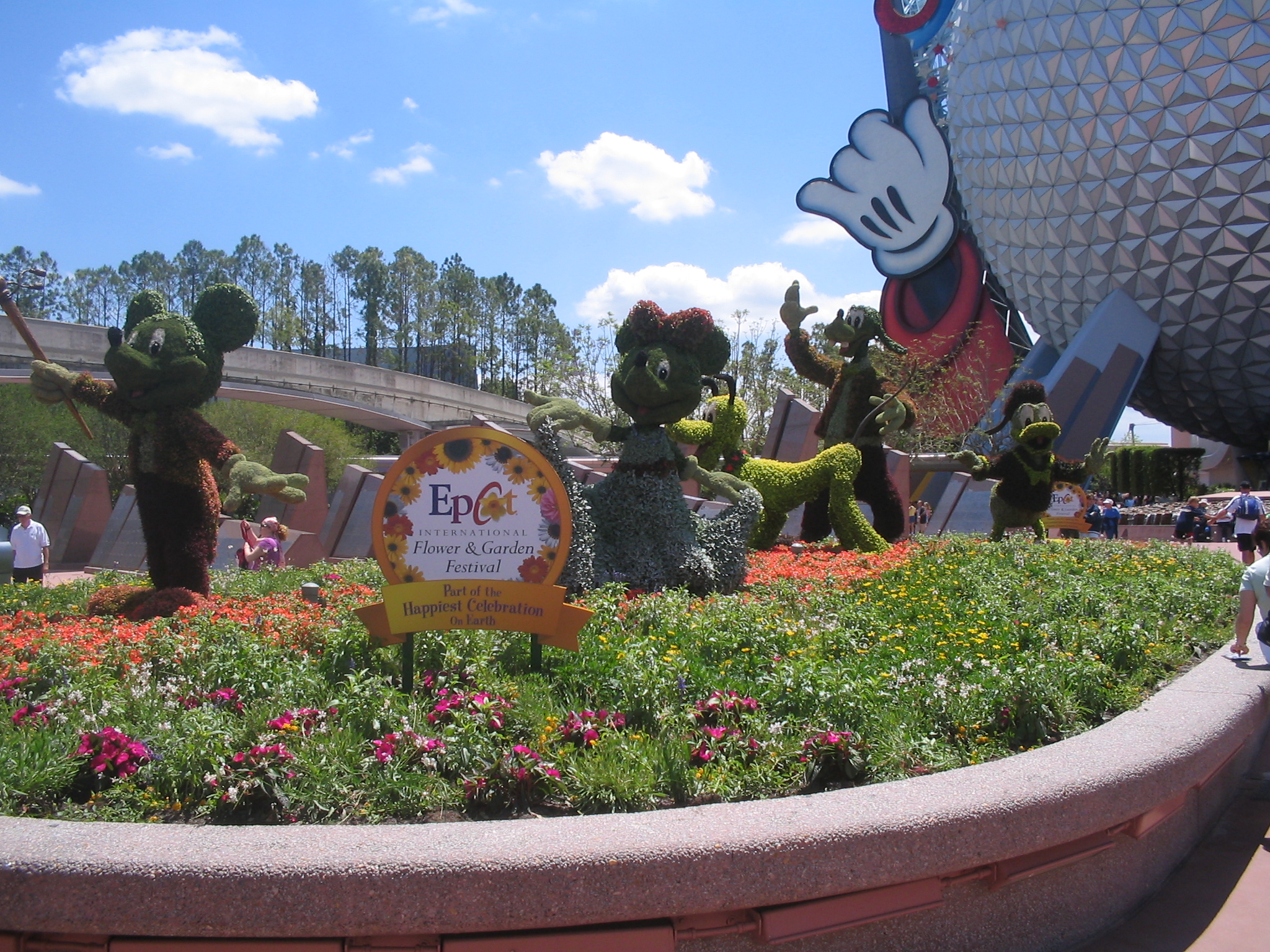 Flower and Garden Festival Welcome Topiaries