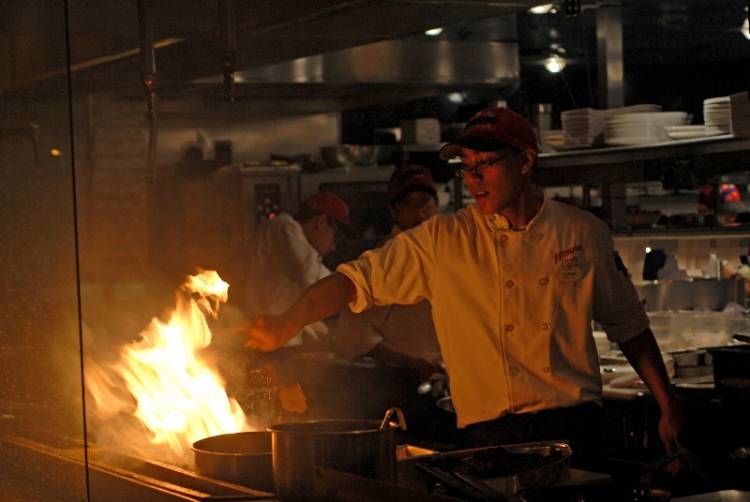 Flying Fish Open kitchen