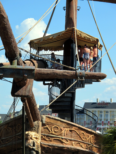 Flying Jib Tower - Slide Entrance