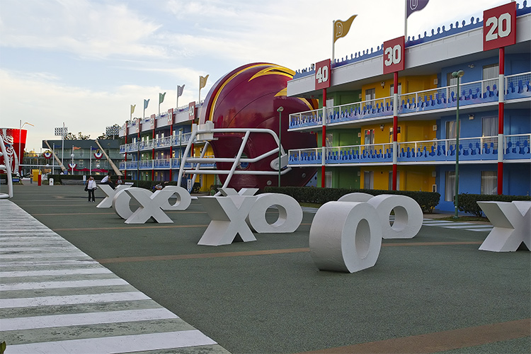 Football courtyard