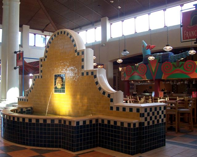 Fountain at Francisco's Bar.