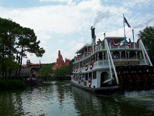 Frontierland from Liberty Square