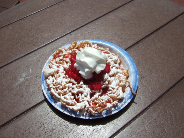 Funnel cake at Sleepy Hollow