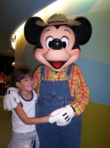 Garden Grill - Emma with Mickey