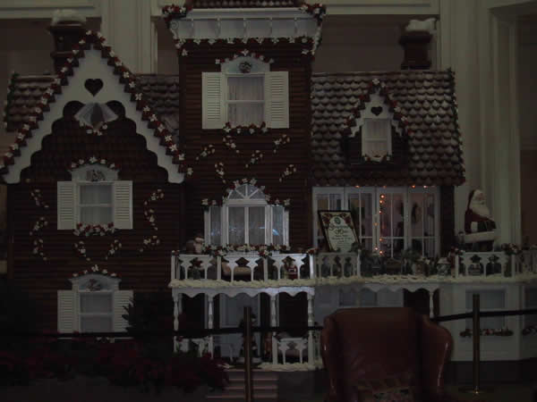 Gingerbread house at GF
