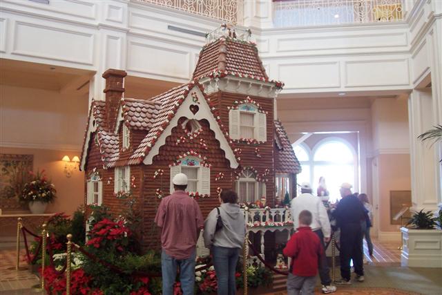 Gingerbread house at the Grand Floridian.