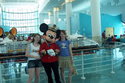 Girls and Captain Mickey