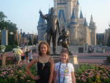Girls in fron of Castle