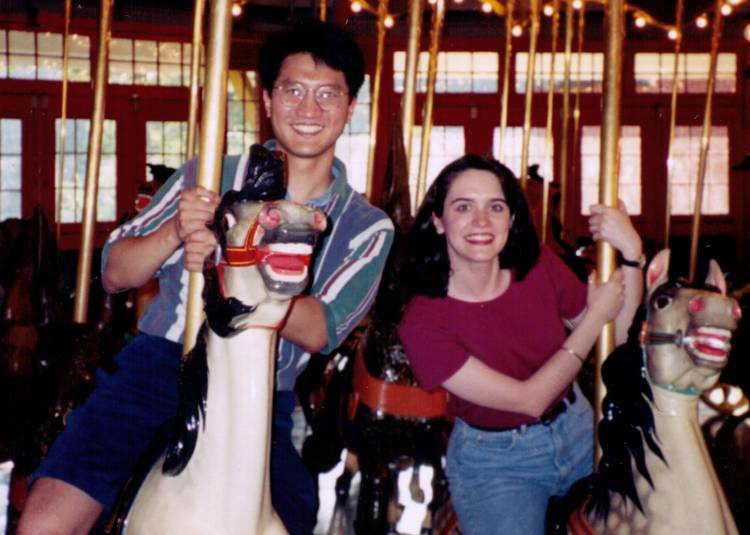 Glen Echo Carousel - Young Mr. & Mrs. DISgeeks
