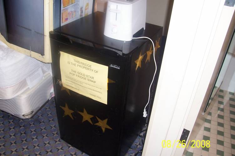 Gold Star Fridge and Toaster