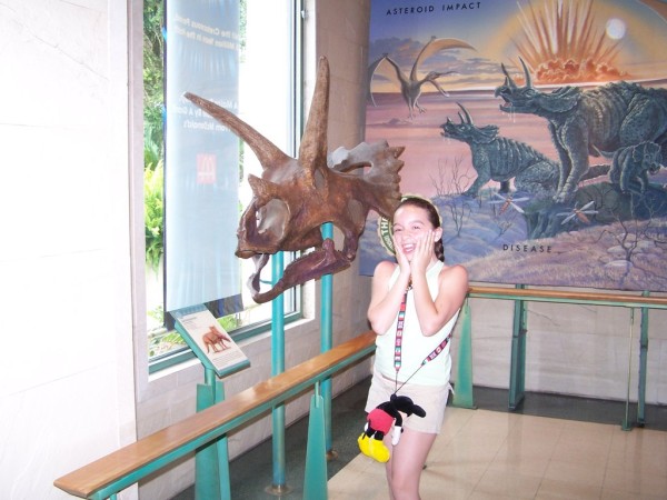 goofing off on Dinosaur