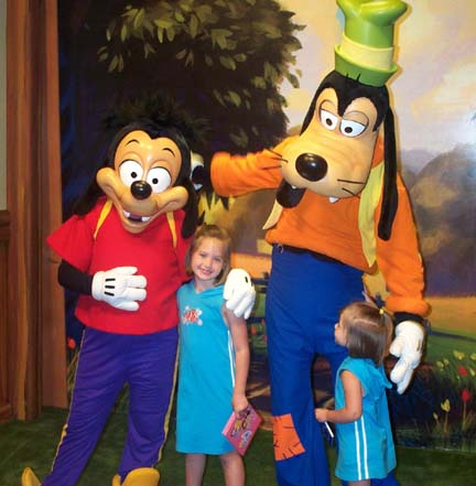 Goofy and Max in toontown
