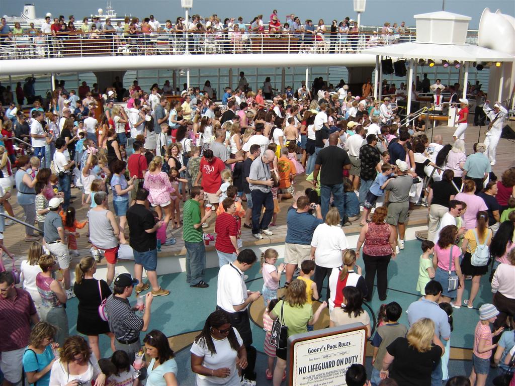 Goofy Pool Covered for Sail Away Party